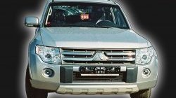 10 499 р. Накладка переднего бампера GT Dynamics Mitsubishi Pajero 4 V80 дорестайлинг (2006-2011) (Дорестайлинг, Неокрашенная)  с доставкой в г. Белгород. Увеличить фотографию 2