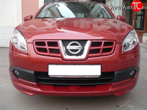 4 649 р. Решётка радиатора Городская Легенда рестайлинг Nissan Qashqai 1 дорестайлинг (2007-2010) (Неокрашенная)  с доставкой в г. Белгород