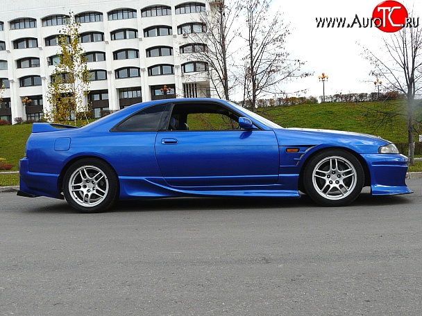 11 649 р. Пороги накладки DoLuck Nissan Skyline R33 (1993-1998) (Неокрашенные)  с доставкой в г. Белгород