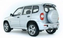 4 199 р. Комплект накладок на двери Dakar Лада 2123 (Нива Шевроле) 1 рестайлинг (2009-2020) (Неокрашенные)  с доставкой в г. Белгород. Увеличить фотографию 2