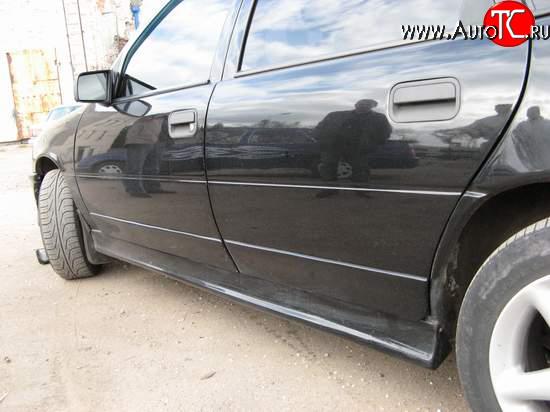 2 049 р. Пороги накладки Opel Vectra A седан дорестайлинг (1988-1992)  с доставкой в г. Белгород