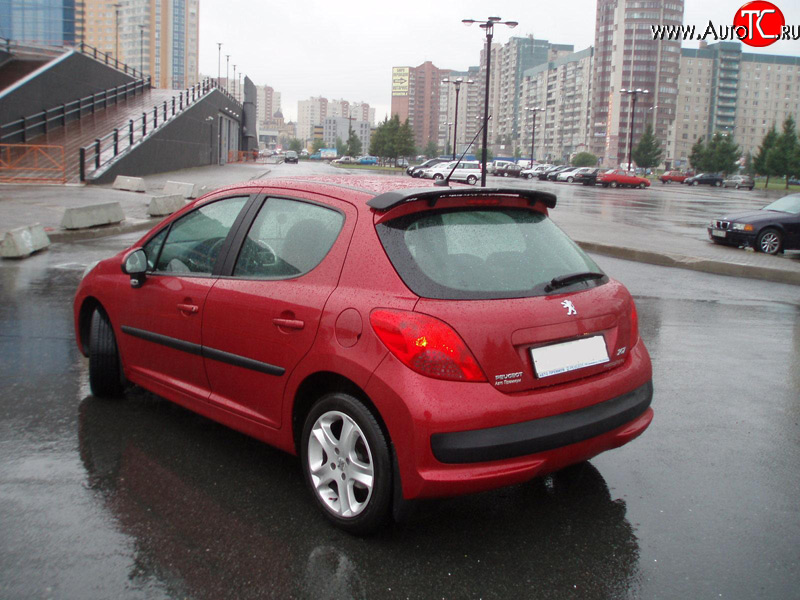 4 449 р. Спойлер FAST на Peugeot 207 WK универсал рестайлинг (2009-2012)  с доставкой в г. Белгород