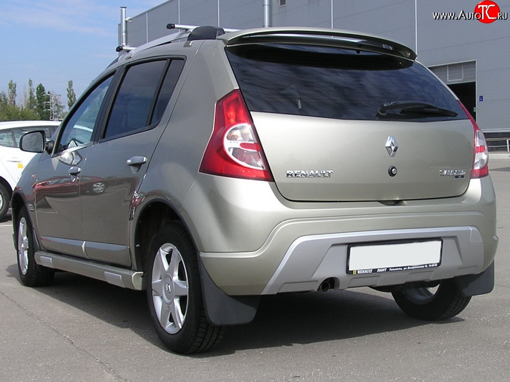 9 799 р. Задний бампер Kart RS Renault Sandero (BS) (2009-2014) (Неокрашенный)  с доставкой в г. Белгород