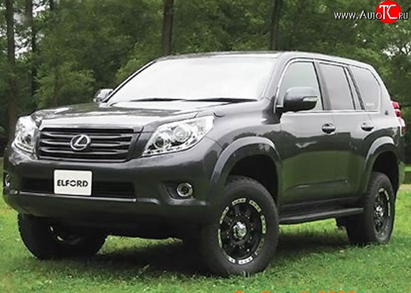 23 049 р. Арки крыльев ELFORD Toyota Land Cruiser Prado J150 дорестайлинг (2009-2013) (Неокрашенные)  с доставкой в г. Белгород
