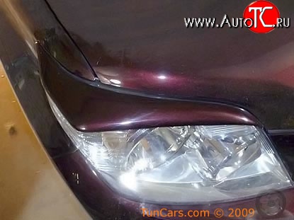 3 399 р. Реснички JAOS Toyota Land Cruiser Prado J150 дорестайлинг (2009-2013) (Неокрашенные)  с доставкой в г. Белгород