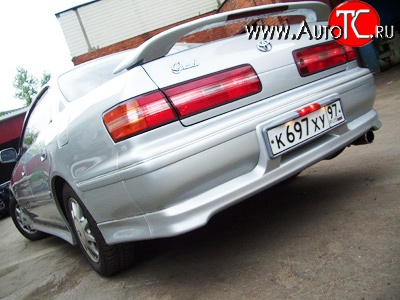 4 849 р. Накладка Concept на задний бампер Toyota Mark 2 X100 седан (1996-2000) (Неокрашенная)  с доставкой в г. Белгород