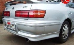 4 849 р. Накладка Concept на задний бампер Toyota Mark 2 X100 седан (1996-2000) (Неокрашенная)  с доставкой в г. Белгород. Увеличить фотографию 2