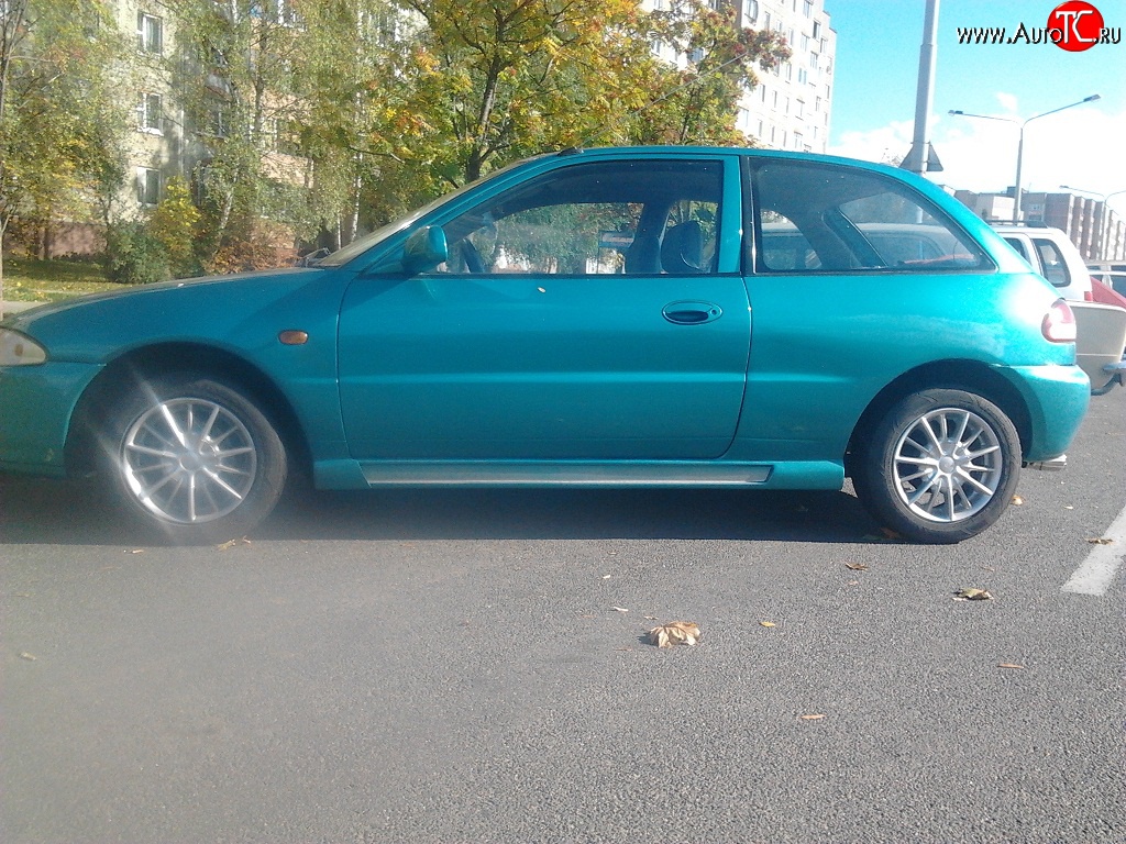 3 949 р. Пороги накладки Uni V9 (составные, максимальная длина 2020 мм) KIA Shuma (2001-2004)  с доставкой в г. Белгород