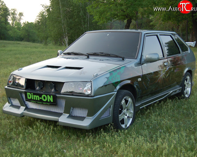 2 949 р. Передний бампер M-VRS Лада 21099 (1990-2004) (Неокрашенный)  с доставкой в г. Белгород