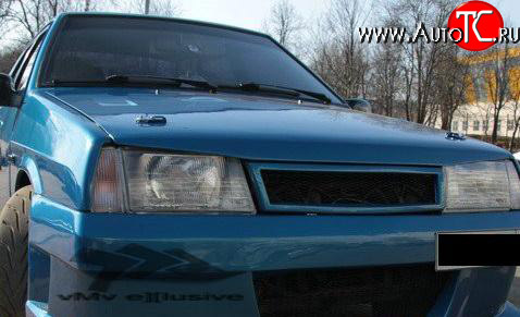 5 299 р. Лёгкий пластиковый капот Bad Boy VMV Лада 21099 (1990-2004) (Небольшие наплывы фар, Неокрашенный)  с доставкой в г. Белгород