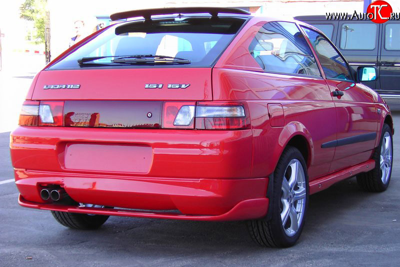 5 499 р. Спойлер SVR на задний бампер Лада 2112 хэтчбек (1999-2008) (Неокрашенный)  с доставкой в г. Белгород