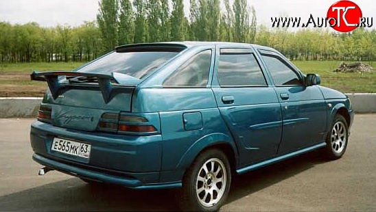 1 099 р. Нижний спойлер Кураж Ford Focus 2 хэтчбэк 5 дв. дорестайлинг (2004-2008) (Неокрашенный)  с доставкой в г. Белгород