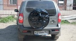3 299 р. Чехол запасного колеса Трофей Снайпера Chevrolet Niva 2123 рестайлинг (2009-2020) (Неокрашенный)  с доставкой в г. Белгород. Увеличить фотографию 10