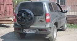 3 299 р. Чехол запасного колеса Трофей Снайпера Chevrolet Niva 2123 рестайлинг (2009-2020) (Неокрашенный)  с доставкой в г. Белгород. Увеличить фотографию 4
