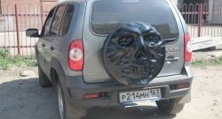 3 299 р. Чехол запасного колеса Трофей Снайпера Chevrolet Niva 2123 рестайлинг (2009-2020) (Неокрашенный)  с доставкой в г. Белгород. Увеличить фотографию 7