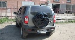 3 299 р. Чехол запасного колеса Трофей Снайпера Chevrolet Niva 2123 рестайлинг (2009-2020) (Неокрашенный)  с доставкой в г. Белгород. Увеличить фотографию 8