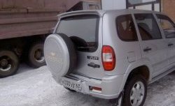 1 699 р. Чехол запасного колеса Chevrolet Chevrolet Niva 2123 рестайлинг (2009-2020) (Неокрашенный)  с доставкой в г. Белгород. Увеличить фотографию 4