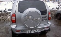 3 079 р. Бокс запасного колеса Off-Road Лада 2123 (Нива Шевроле) 1 рестайлинг (2009-2020) (Неокрашенный)  с доставкой в г. Белгород. Увеличить фотографию 2