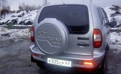 3 079 р. Бокс запасного колеса Off-Road Лада 2123 (Нива Шевроле) 1 рестайлинг (2009-2020) (Неокрашенный)  с доставкой в г. Белгород. Увеличить фотографию 3
