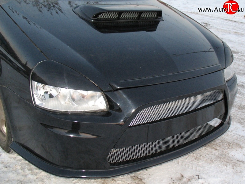939 р. Реснички Lancer Style Лада Приора 21728 купе дорестайлинг (2010-2013) (Неокрашенные)  с доставкой в г. Белгород