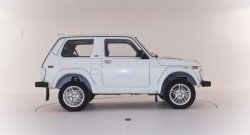 619 р. Комплект накладок центральной стойки НИВА-Эверест Лада нива 4х4 2131 5 дв. 1-ый рестайлинг (2019-2021) (Неокрашенные)  с доставкой в г. Белгород. Увеличить фотографию 2
