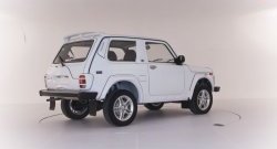 619 р. Комплект накладок центральной стойки НИВА-Эверест Лада нива 4х4 2131 5 дв. 1-ый рестайлинг (2019-2021) (Неокрашенные)  с доставкой в г. Белгород. Увеличить фотографию 3