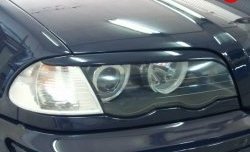 1 149 р. Реснички CarZone BMW 3 серия E46 седан дорестайлинг (1998-2001) (Неокрашенные)  с доставкой в г. Белгород. Увеличить фотографию 2