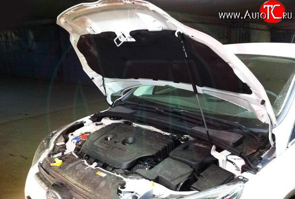 2 969 р. Упор капота Sport Ford Focus 3 седан рестайлинг (2014-2019)  с доставкой в г. Белгород