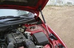2 449 р. Упоры капота Sport Mitsubishi Lancer 10 CY седан дорестайлинг (2007-2010)  с доставкой в г. Белгород. Увеличить фотографию 2