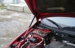 2 449 р. Упоры капота Sport Mitsubishi Lancer 10 CY седан дорестайлинг (2007-2010)  с доставкой в г. Белгород. Увеличить фотографию 3