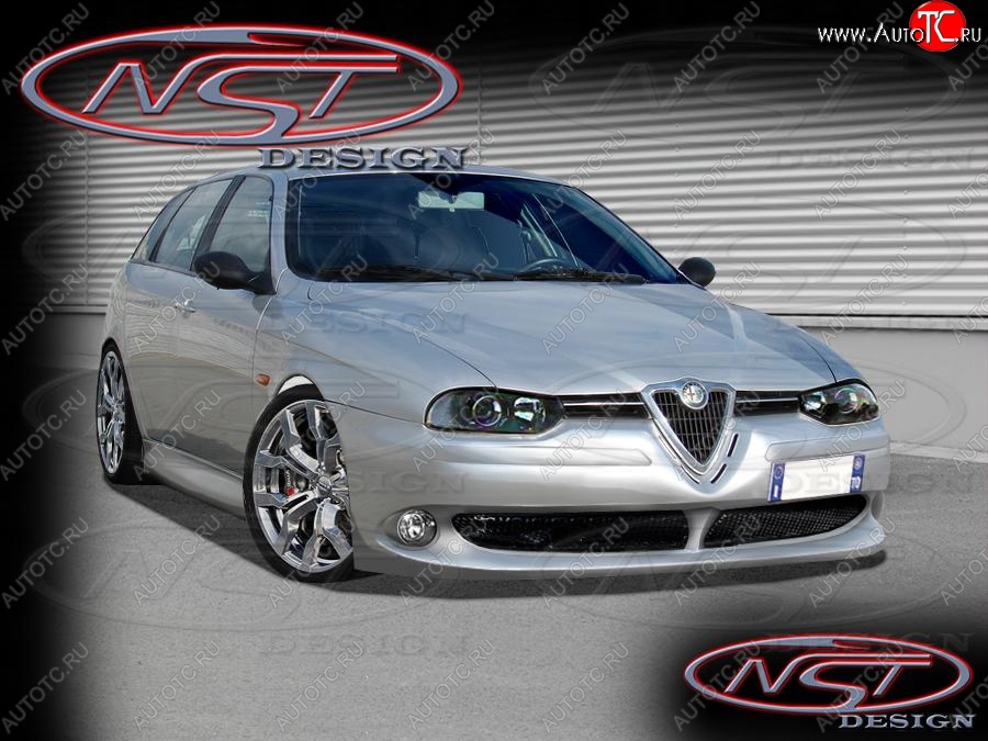 28 999 р. Передний бампер NST v2 Alfa Romeo 156 932 дорестайлинг, седан (1996-2002)  с доставкой в г. Белгород