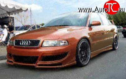7 299 р. Передний бампер Carzone Audi A4 B5 8D2 седан дорестайлинг (1994-1997)  с доставкой в г. Белгород