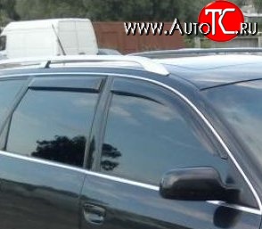 999 р. Комплект дефлекторов окон (ветровиков) 4 шт. Avant Russtal Audi A6 C5 дорестайлинг, седан (1997-2001)  с доставкой в г. Белгород