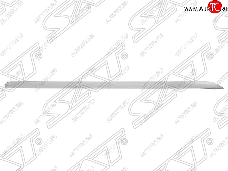499 р. Левый молдинг на передний бампер SAT (хром)  Audi A6  C6 (2008-2010) рестайлинг, седан, рестайлинг, универсал  с доставкой в г. Белгород