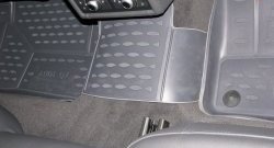 2 999 р. Коврики в салон Element 4 шт. (полиуретан)  Audi Q7  4L (2005-2009) дорестайлинг  с доставкой в г. Белгород. Увеличить фотографию 2