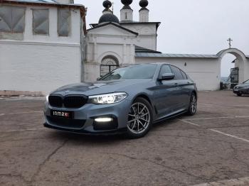 10 499 р. Пластиковые накладки под пороги M-порогов BMW 5 серия G30 дорестайлинг, седан (2016-2020) (черный глянец)  с доставкой в г. Белгород. Увеличить фотографию 10