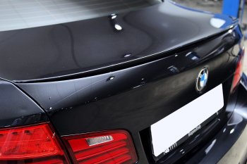 3 399 р. Лип спойлер PRO АВТОКРАТ BMW 5 серия F10 седан дорестайлинг (2009-2013) (Неокрашенный)  с доставкой в г. Белгород. Увеличить фотографию 2