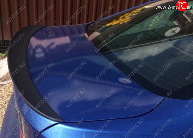 5 999 р. Лип спойлер INMAX М-Perfomance BMW 3 серия F30 седан рестайлинг (2015-2018) (Черный матовый)  с доставкой в г. Белгород