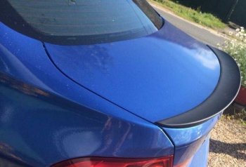 5 999 р. Лип спойлер INMAX М-Perfomance BMW 3 серия F30 седан рестайлинг (2015-2018) (Черный матовый)  с доставкой в г. Белгород. Увеличить фотографию 2