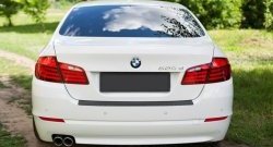 1 749 р. Накладка на задний бампер RA BMW 5 серия F10 седан дорестайлинг (2009-2013) (Поверхность шагрень)  с доставкой в г. Белгород. Увеличить фотографию 3