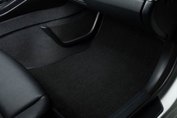 5 699 р. Коврики в салон SEINTEX LUX (3D ВОРС, комплект) BMW 5 серия E60 седан дорестайлинг (2003-2007) (Цвет: черный)  с доставкой в г. Белгород. Увеличить фотографию 4