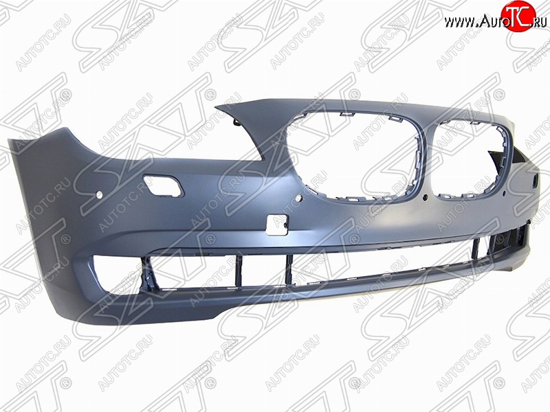 3 289 р. Передний бампер SAT (под омыватели и сонары) BMW 7 серия F01-F04 седан (2008-2015) (Неокрашенный)  с доставкой в г. Белгород