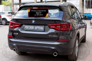 699 р. Накладки задних фонарей RA BMW X3 G01 дорестайлинг (2017-2021) (Неокрашенные)  с доставкой в г. Белгород. Увеличить фотографию 5