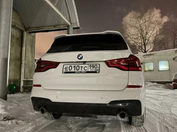 7 999 р. Спойлер Inmax в стиле X3M (F97) BMW X3 G01 рестайлинг (2021-2023) (Неокрашенный)  с доставкой в г. Белгород. Увеличить фотографию 10