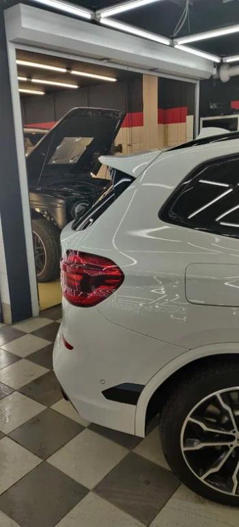 7 999 р. Спойлер Inmax в стиле X3M (F97) BMW X3 G01 рестайлинг (2021-2023) (Неокрашенный)  с доставкой в г. Белгород. Увеличить фотографию 4