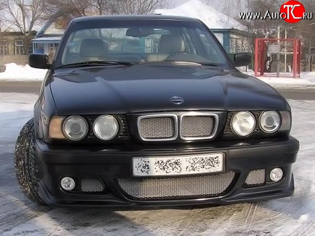 6 899 р. Передний бампер RIEGER BMW 5 серия E34 седан дорестайлинг (1988-1994) (Неокрашенный)  с доставкой в г. Белгород