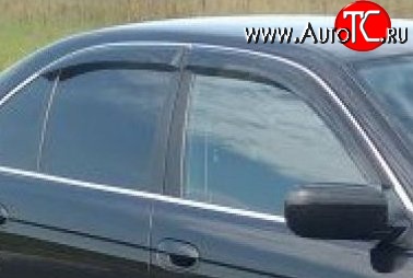 999 р. Комплект дефлекторов окон (ветровиков) 4 шт. Touring Russtal BMW 3 серия E36 седан (1990-2000)  с доставкой в г. Белгород