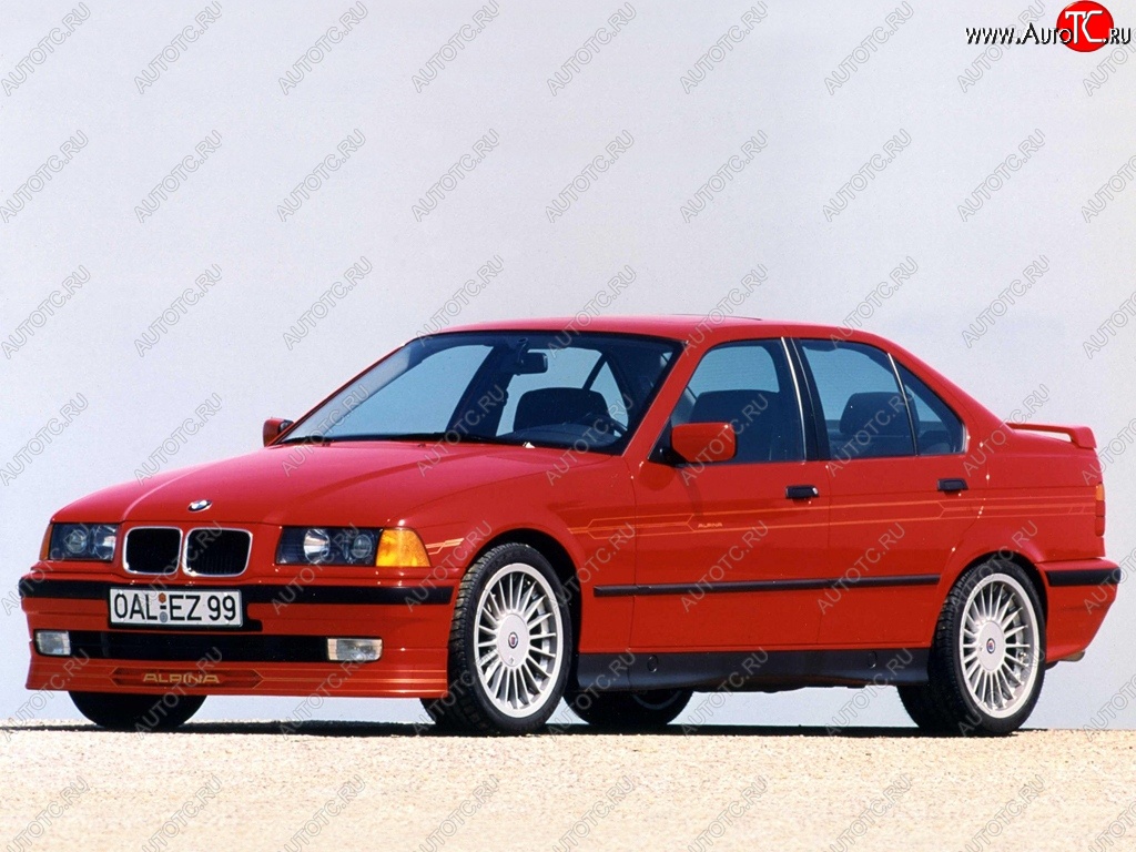 12 219 р. Накладка на передний бампер Alpina BMW 3 серия E36 седан (1990-2000)  с доставкой в г. Белгород