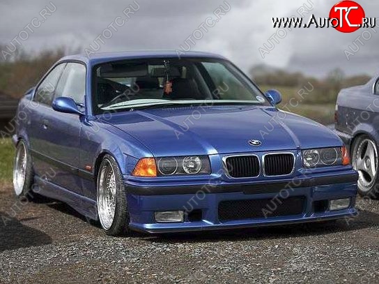 10 849 р. Передний бампер M-pakiet BMW 3 серия E36 седан (1990-2000) (Неокрашенный)  с доставкой в г. Белгород