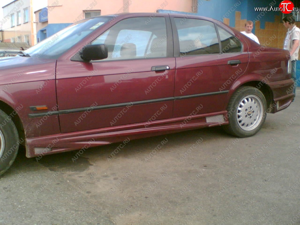 3 549 р. Пороги накладки M-Sport BMW 3 серия E36 седан (1990-2000)  с доставкой в г. Белгород